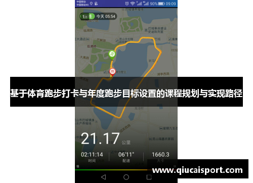 基于体育跑步打卡与年度跑步目标设置的课程规划与实现路径